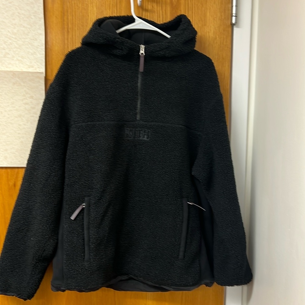Kith Bonded Sherpa Quarter Zip Hoodie
